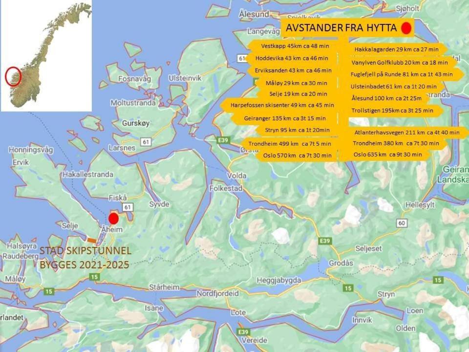 Smastranda Fjord Lodge Aheim المظهر الخارجي الصورة