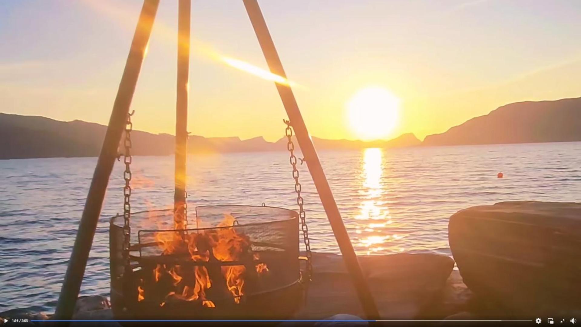 Smastranda Fjord Lodge Aheim المظهر الخارجي الصورة