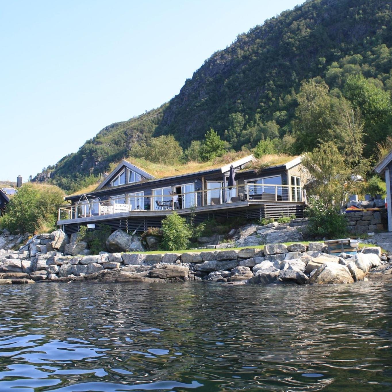 Smastranda Fjord Lodge Aheim المظهر الخارجي الصورة