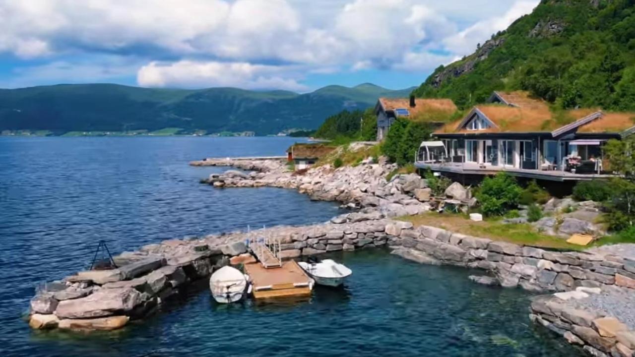 Smastranda Fjord Lodge Aheim المظهر الخارجي الصورة